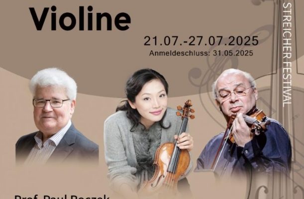 Interview mit Xiushi Wu - Meisterkurs für Violine