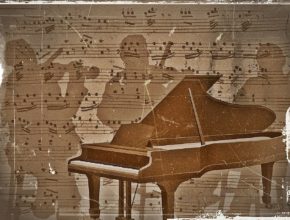 Raum mit Klavier in Leipzig